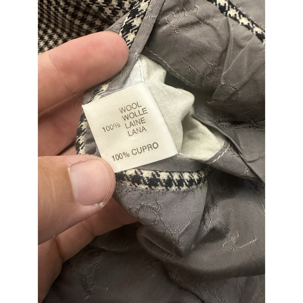 Brioni Men's Black/White Houndstooth Sport Coat Blazer Made In Italy Large - Picture 4 of 11